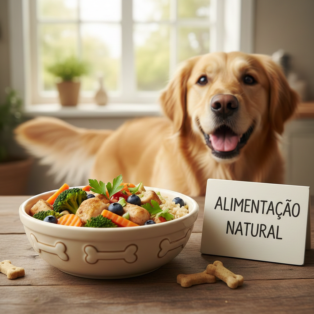 alimentação natural para cachorros
